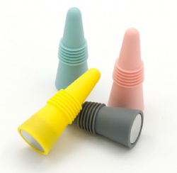 Food Grade Silicone Wine Stopper, Beer & Seasoning Bottle Cap, Creative Fresh-Keeping Bottle Plug