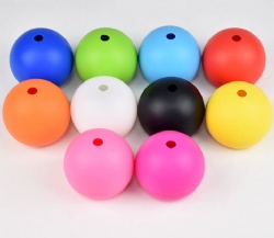 Large Silicone Ice Ball Maker for Whiskey, Round Ice Cube Mold, Easy Release Ice Tray for Home & Bar