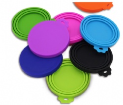Silicone Pet Can Lid, Fresh-Keeping Cover, Cat & Dog Food Sealing Lid, 3-in-1 Silicone Can Top