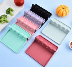 Silicone Spoon Rest for Kitchen Utensils, Spatula & Ladle Holder, Chopstick Tray, Heat Resistant Organizer Pad