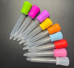 Food Grade Silicone Dropper 5ml with Scale, Anti-Choke Baby Medicine Feeder, Infant Water & Medicine Feeding Tool