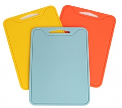 Food Grade Silicone Cutting Board Mat, Portable Chopping Board for Kitchen & Baby Food Prep, Mildew Resistant Cooking Tool