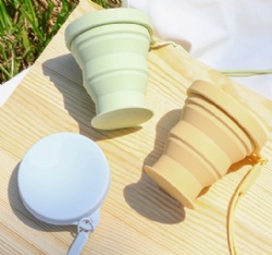 Travel Silicone Foldable Cup, Portable Mini Outdoor Water Cup, Collapsible Travel Mug & Mouthwash Cup