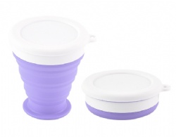 Collapsible Silicone Water Cup, Portable for Travel, Outdoor Camping & Sports, Foldable Coffee Cup & To-Go Mug
