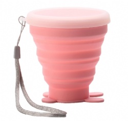 Collapsible Silicone Water Cup, Portable & Retractable for Outdoor, Travel & Business Trip