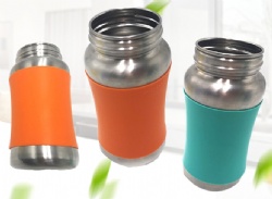 Silicone Bottle Sleeve for Space Pot, Silicone Cup Cover for Thermos, Silicone Heat Insulation Sleeve, Anti-Scald & Anti-Slip