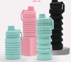 Large Capacity Sports Water Bottle, Outdoor Silicone Foldable Water Cup