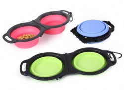 Pet Foldable TPE Bowl, Outdoor Portable Water Bowl for Dogs & Cats, Pet Travel Water Cup
