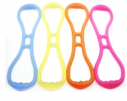 Silicone Pull Rope, Yoga Fitness Resistance Band, Exercise Stretch Band for Men & Women, Home & Office Workout Equipment