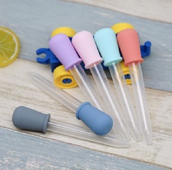 Silicone Dropper Baby Medicine Dispenser, Anti-Choking Measured Feeding Tool for Infants & Kids