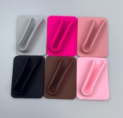 Silicone Lip Gloss & Lipstick Holder, Universal Phone Kickstand, Portable Lipstick Storage Case