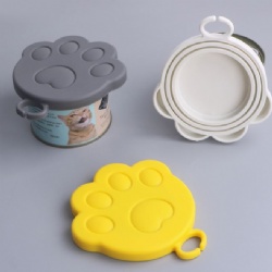 Universal Silicone Pet Food Can Lid, Dog & Cat Food Can Sealing Cover, Multi-Functional Fresh-Keeping Cap