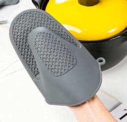 Thickened Heat Resistant Silicone Oven Mitts, Anti-scald Insulated Gloves for Kitchen Baking